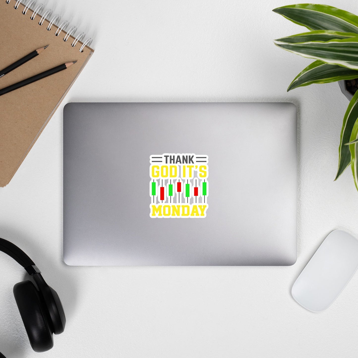 Thank God! It's Monday - Bubble-free stickers by DarkByteGear