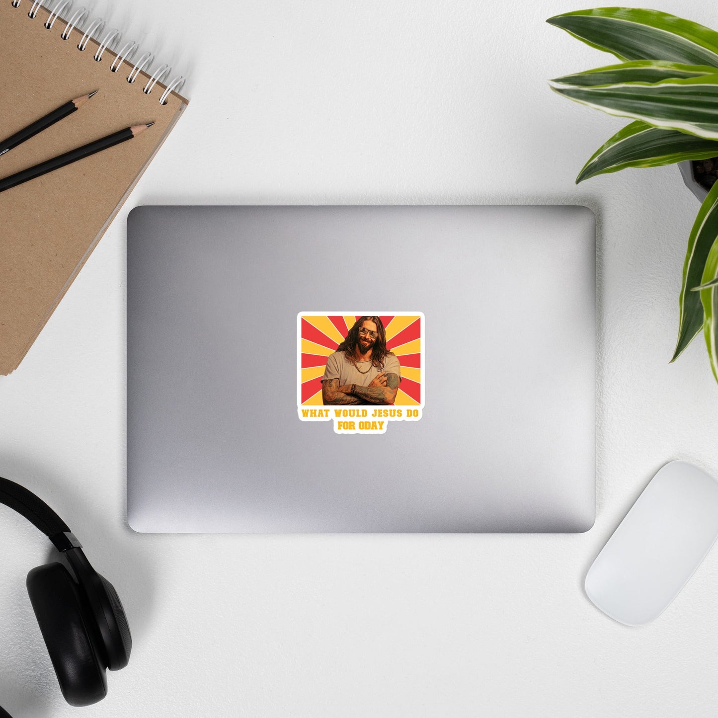 What would Jesus do for 0day v1 - Bubble-free stickers by DarkByteGear
