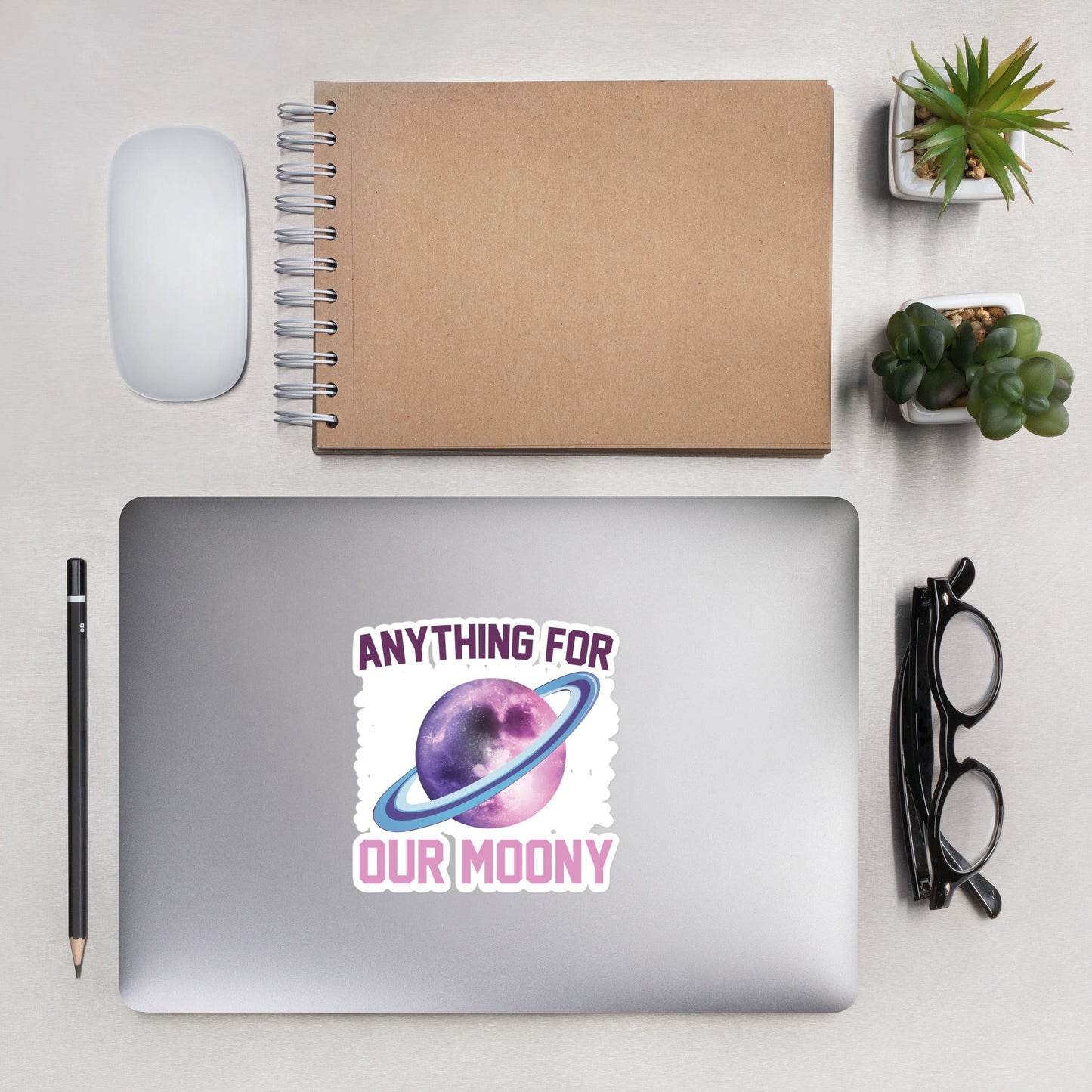 Anything for our Moony - Bubble-free stickers by DarkByteGear