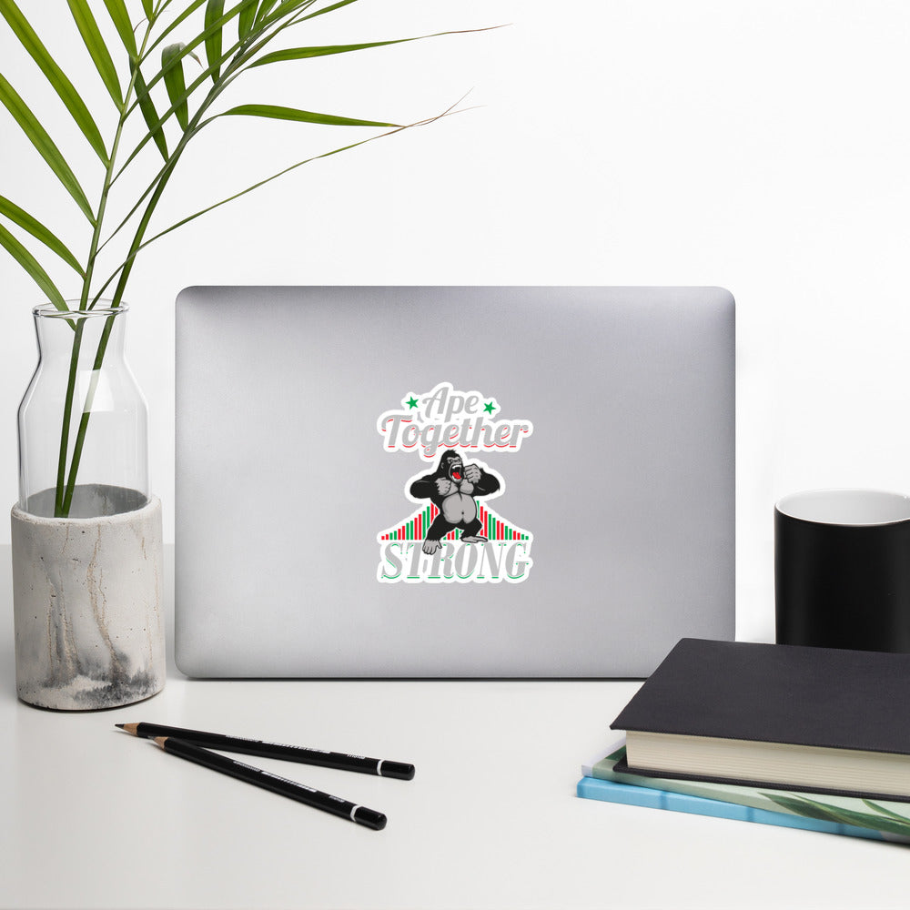 Ape together strong - Bubble-free stickers by DarkByteGear