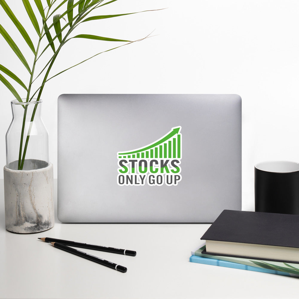 Stocks only Go up - Bubble-free stickers by DarkByteGear