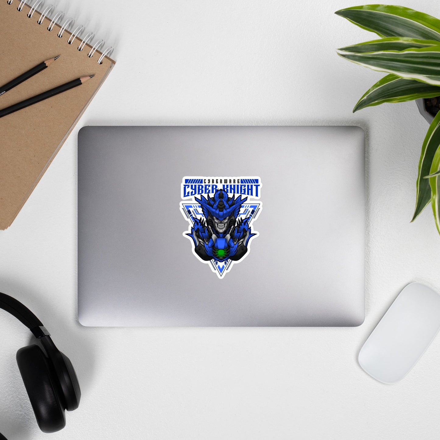 CyberWare Cyber knight - Bubble-free stickers by DarkByteGear