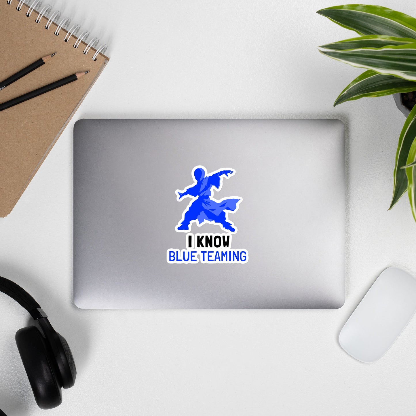 I Know Blue Teaming - Bubble-free stickers by DarkByteGear