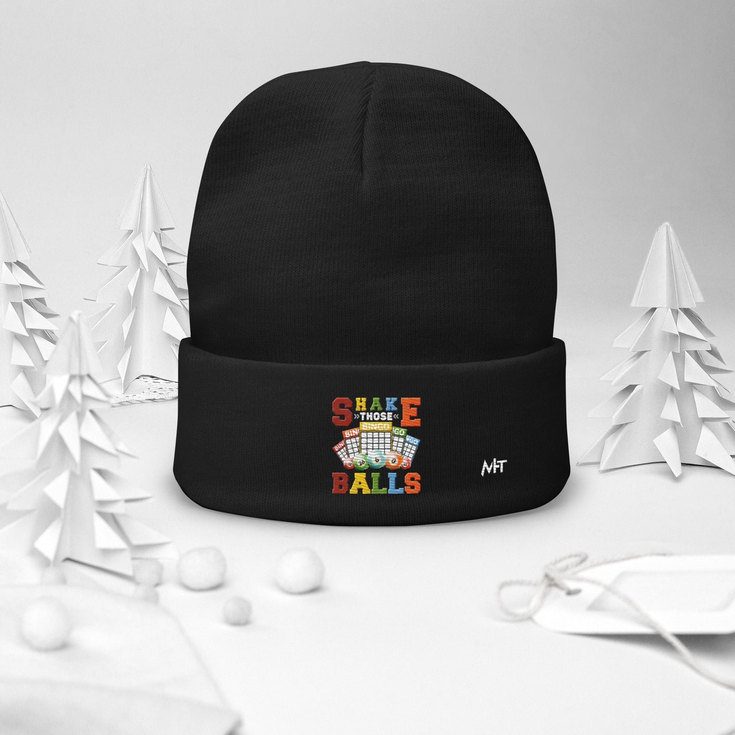 Shake those Bingo Balls - Embroidered Beanie by DarkByteGear
