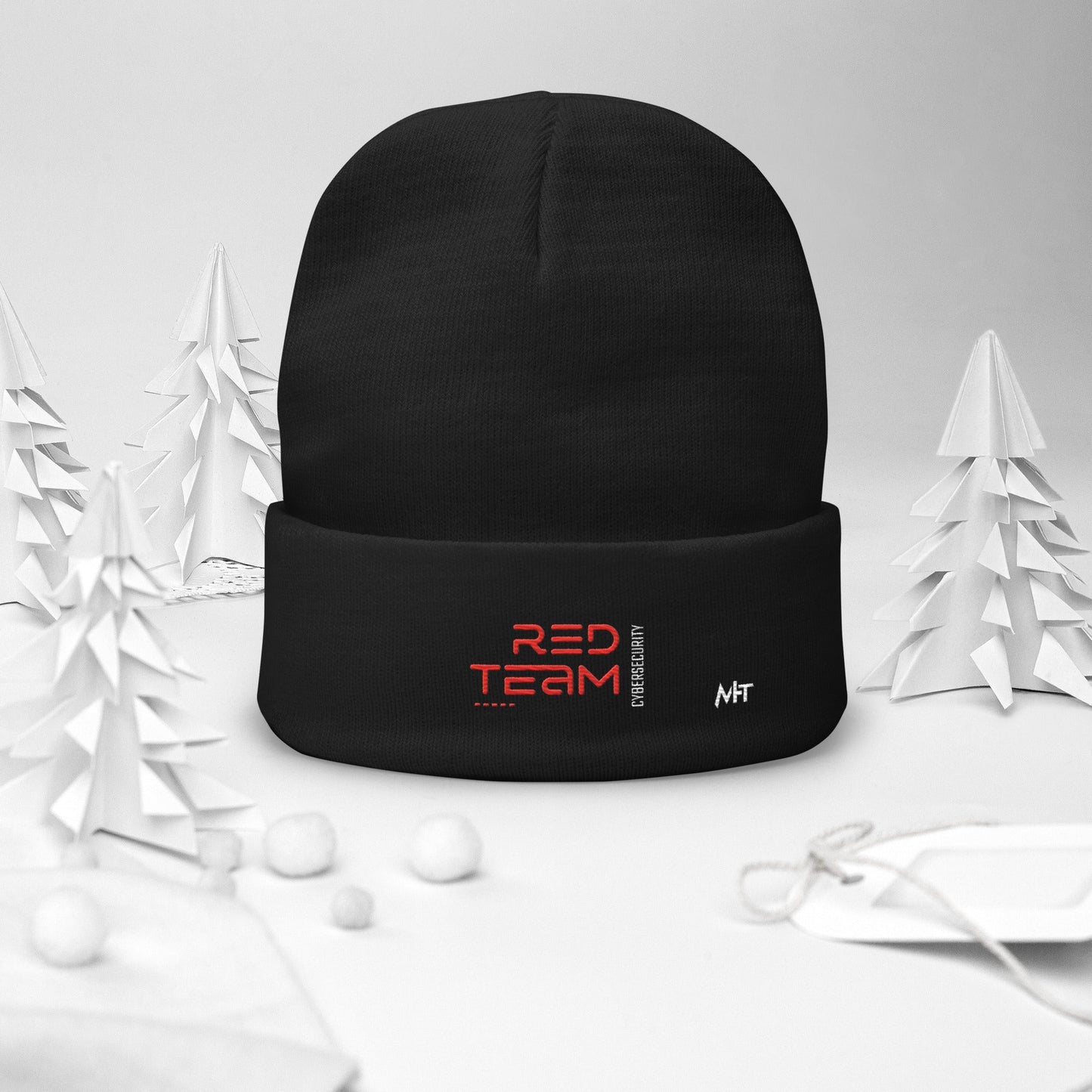 Cyber Security Red Team V11 - Embroidered Beanie by DarkByteGear