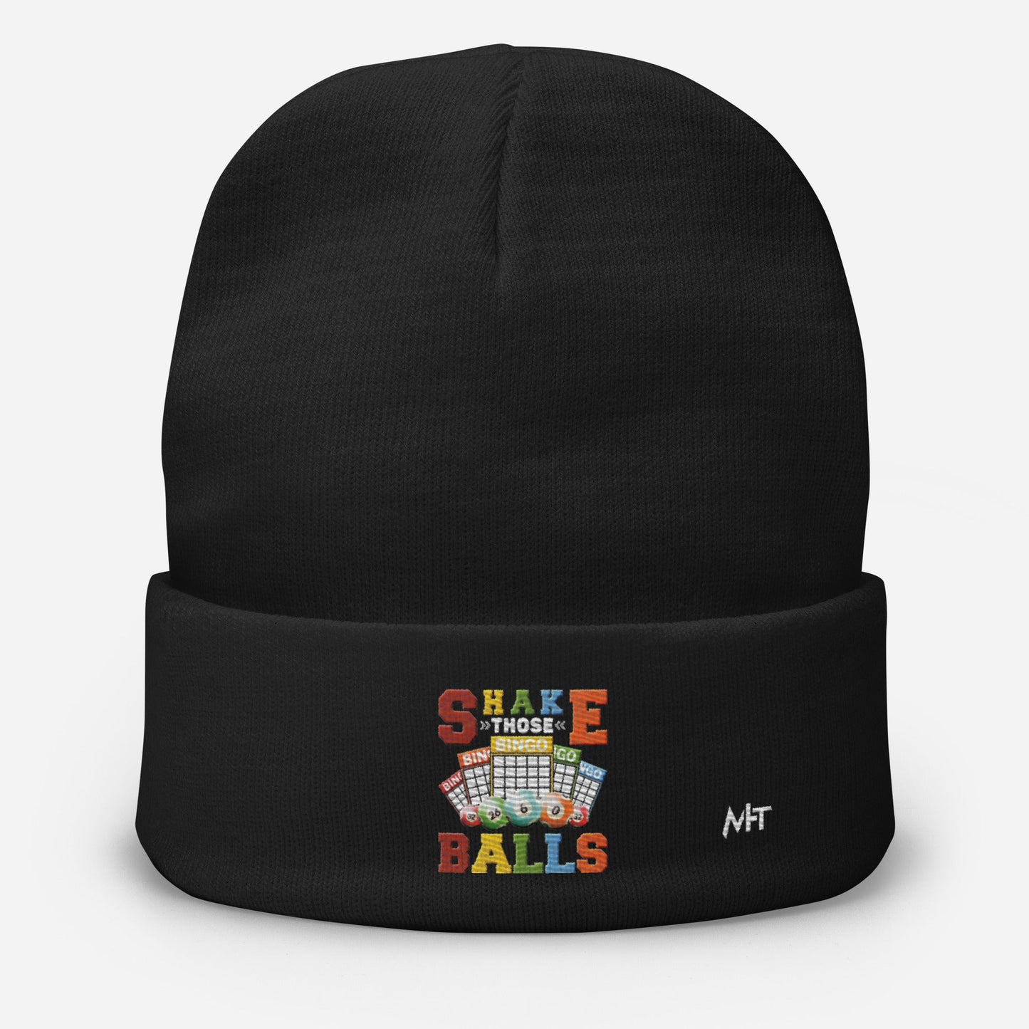 Shake those Bingo Balls - Embroidered Beanie by DarkByteGear