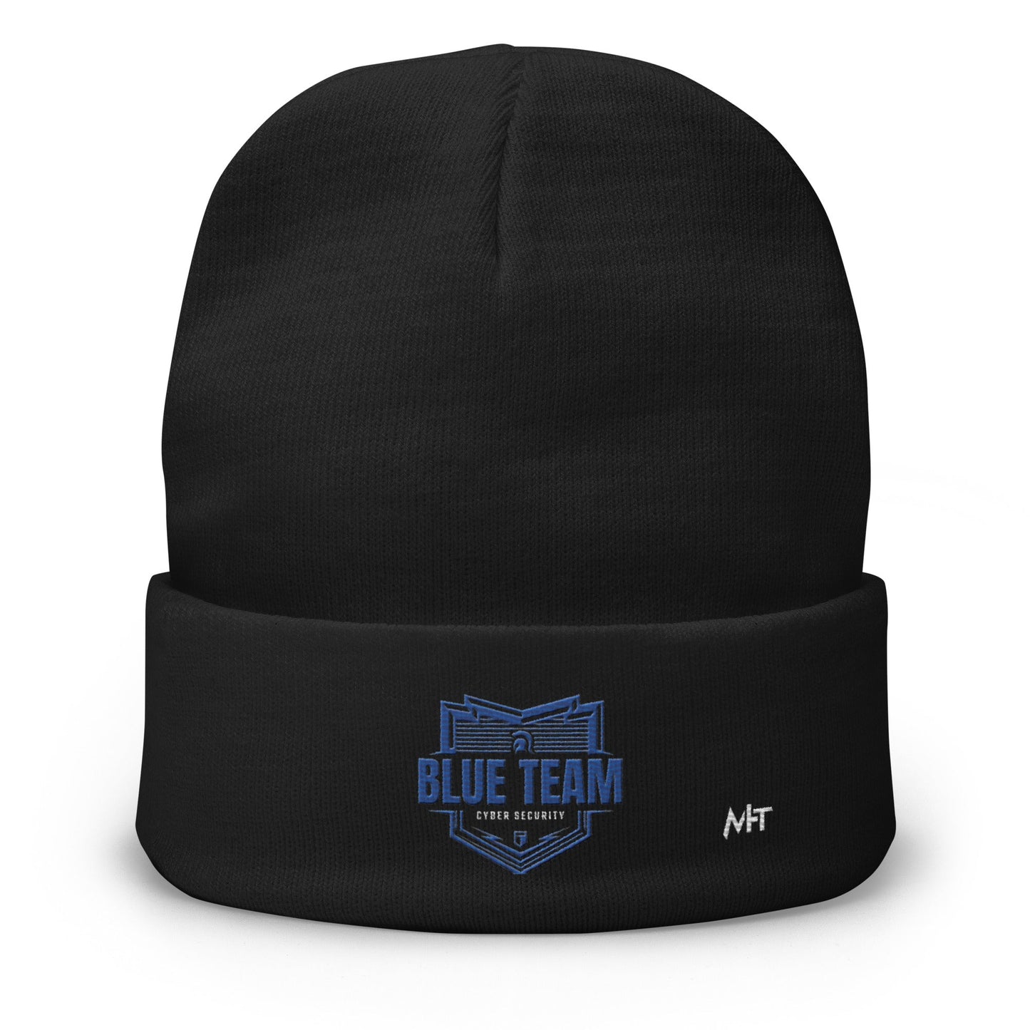 Cyber Security Blue Team - Embroidered Beanie by DarkByteGear