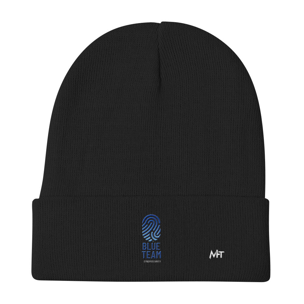 Cyber Security Blue Team v2 - Embroidered Beanie by DarkByteGear