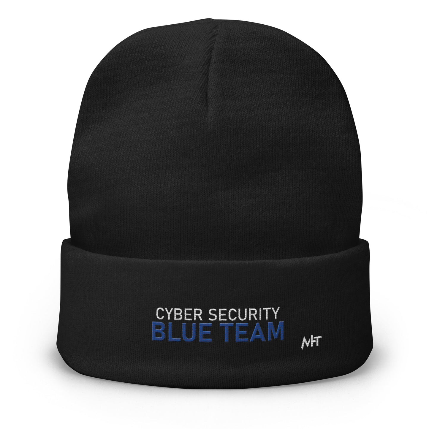 Cyber Security Blue team V4 - Embroidered Beanie by DarkByteGear