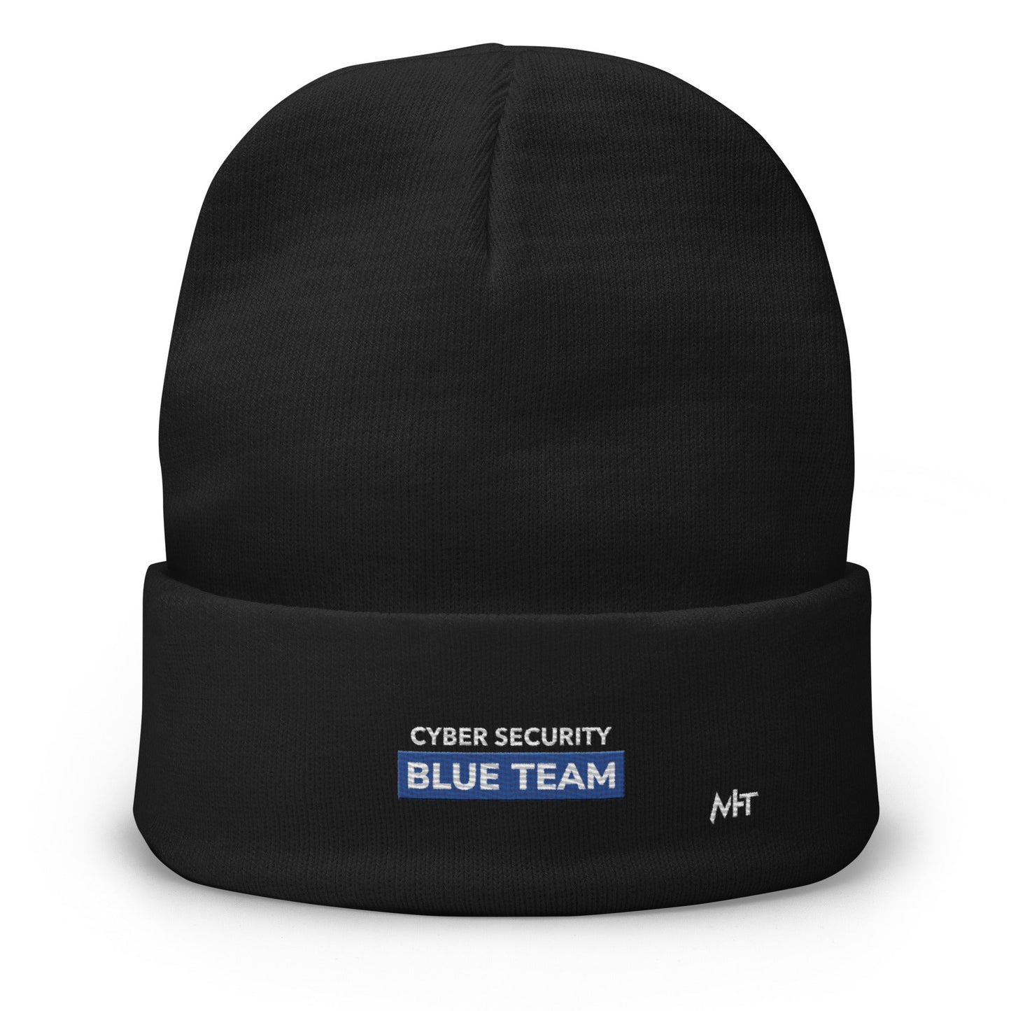 Cyber Security Blue Team V11 - Embroidered Beanie by DarkByteGear