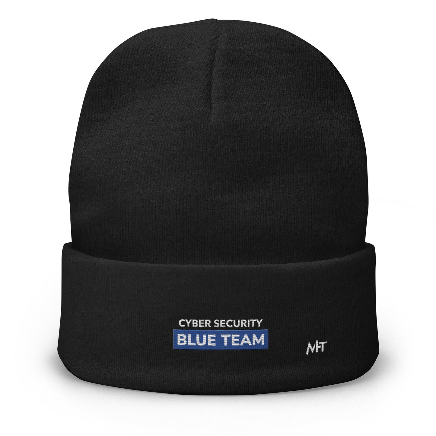 Cyber Security Blue Team V11 - Embroidered Beanie by DarkByteGear