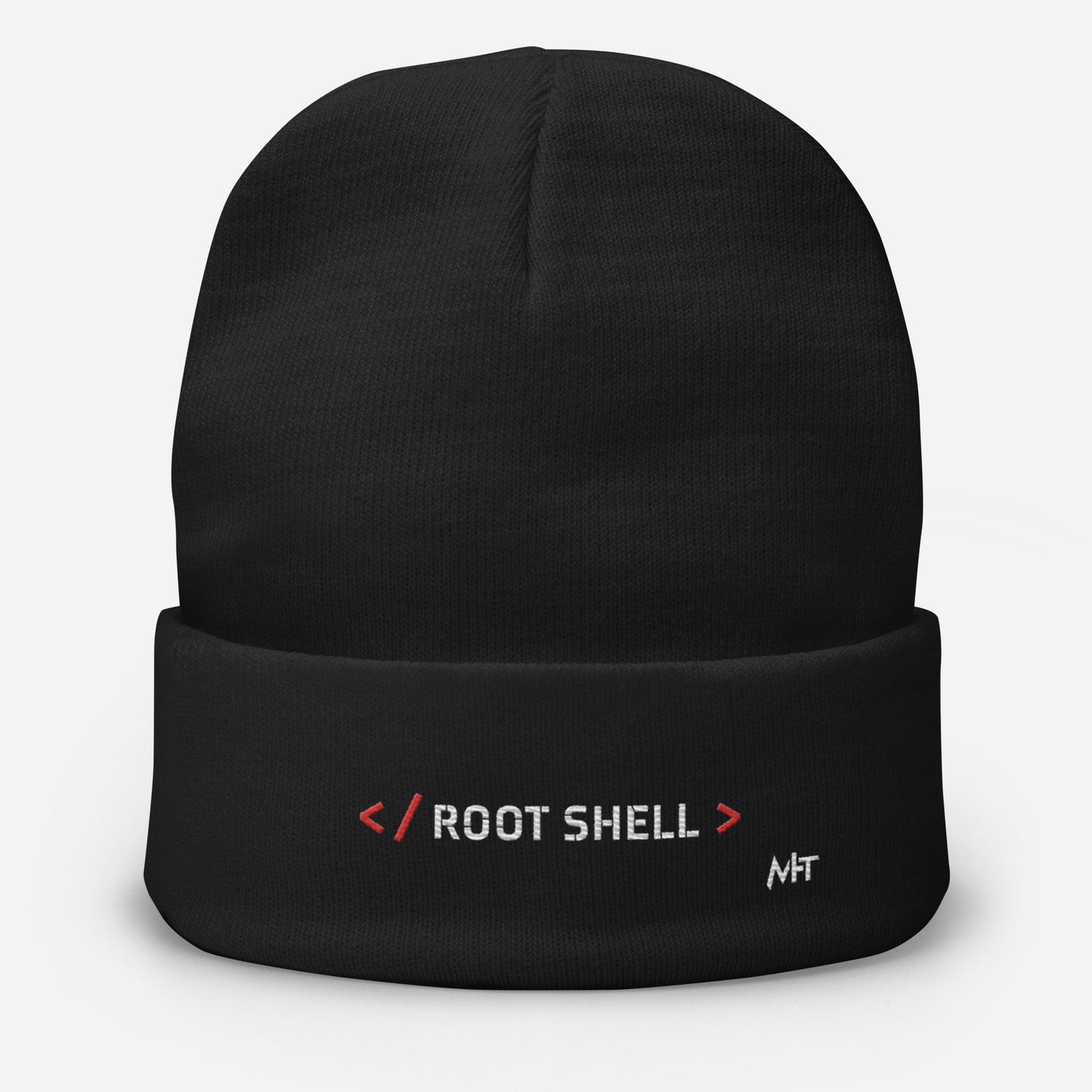 Root Shell - Embroidered Beanie by DarkByteGear