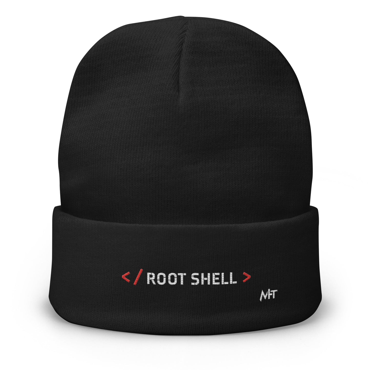 Root Shell - Embroidered Beanie by DarkByteGear