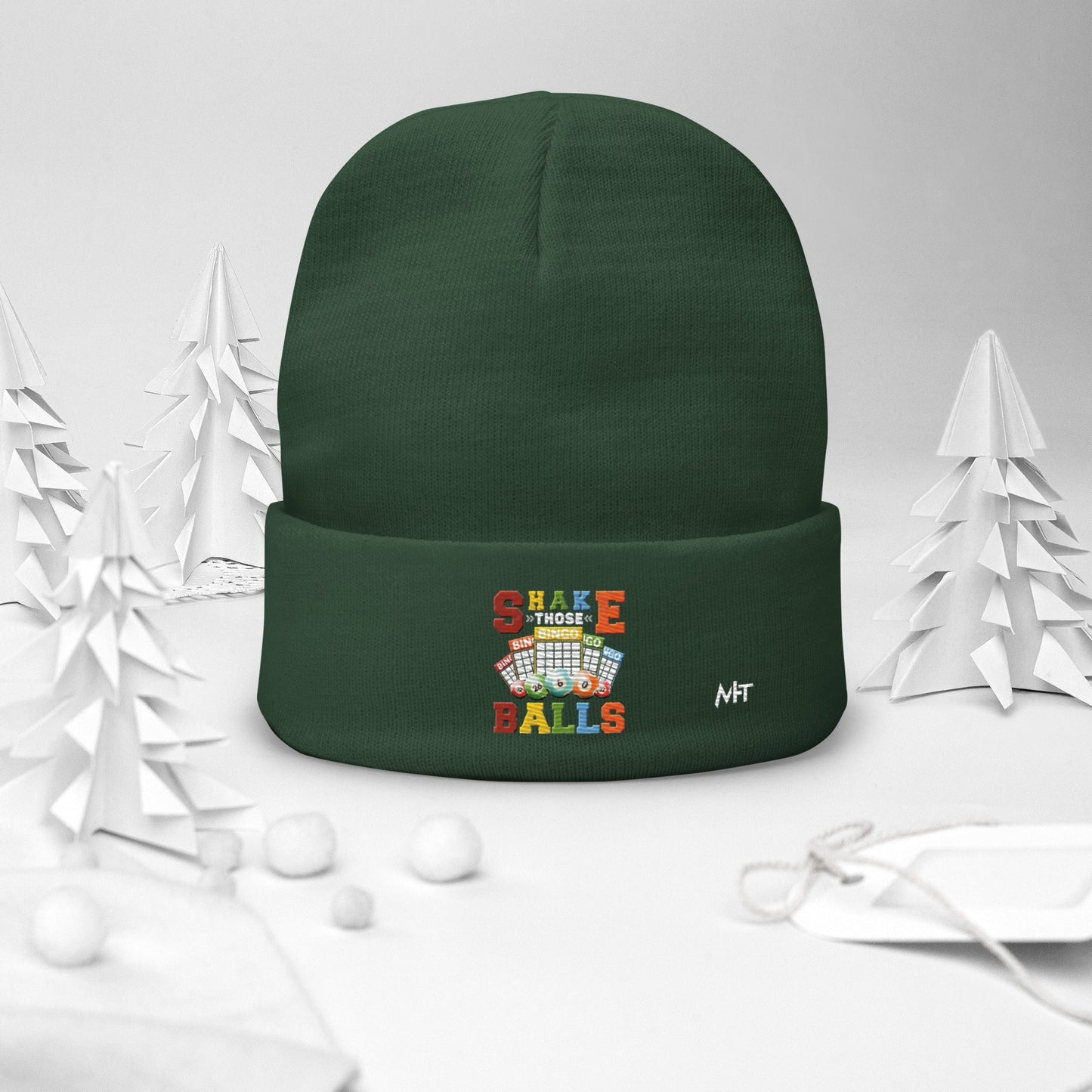 Shake those Bingo Balls - Embroidered Beanie by DarkByteGear