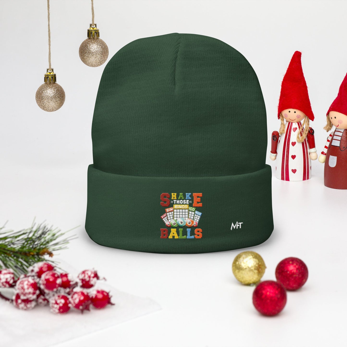 Shake those Bingo Balls - Embroidered Beanie by DarkByteGear