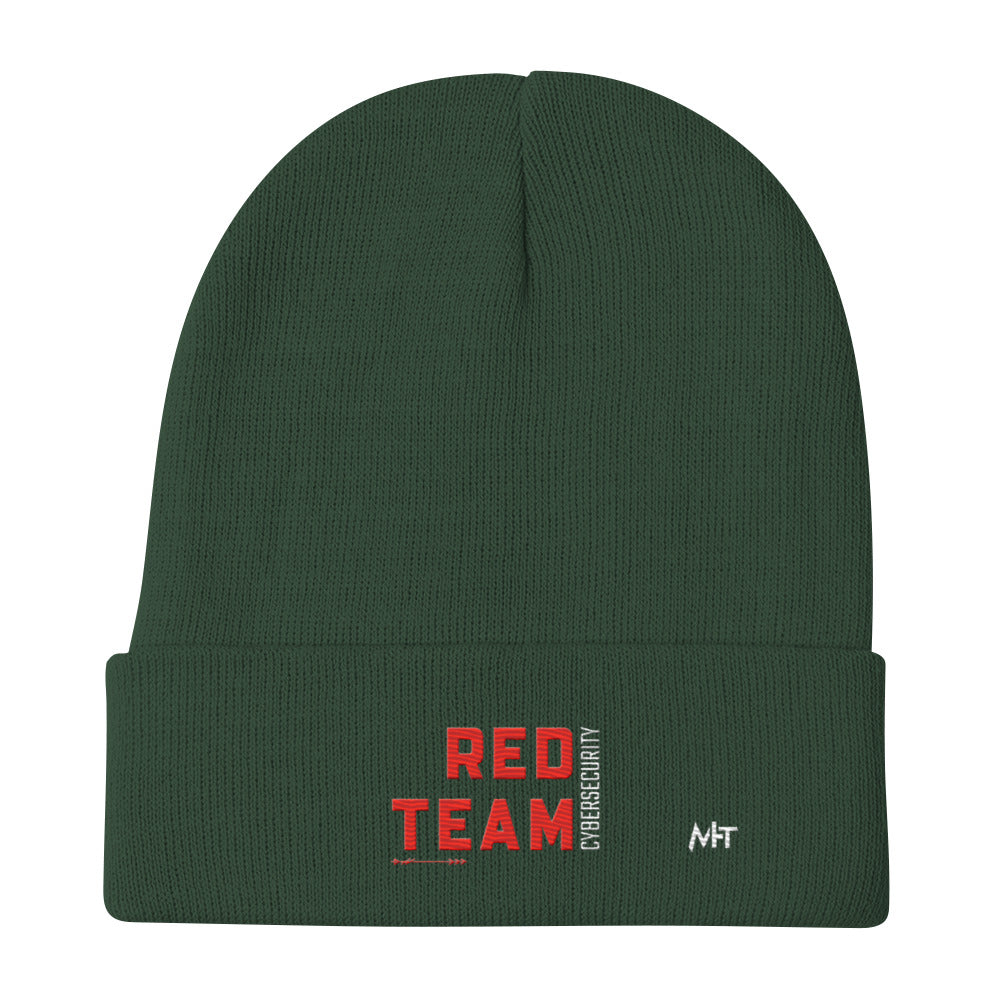 Cyber Security Red Team V7 - Embroidered Beanie by DarkByteGear