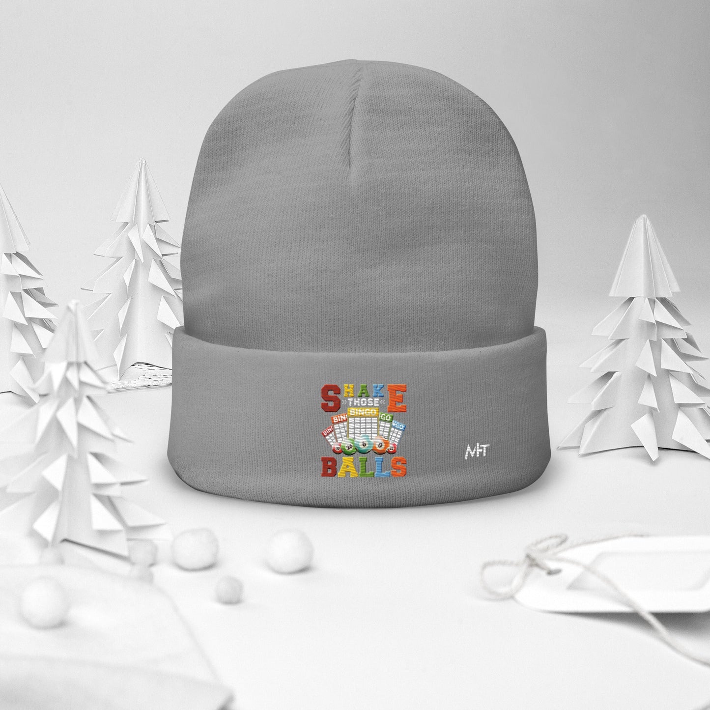 Shake those Bingo Balls - Embroidered Beanie by DarkByteGear
