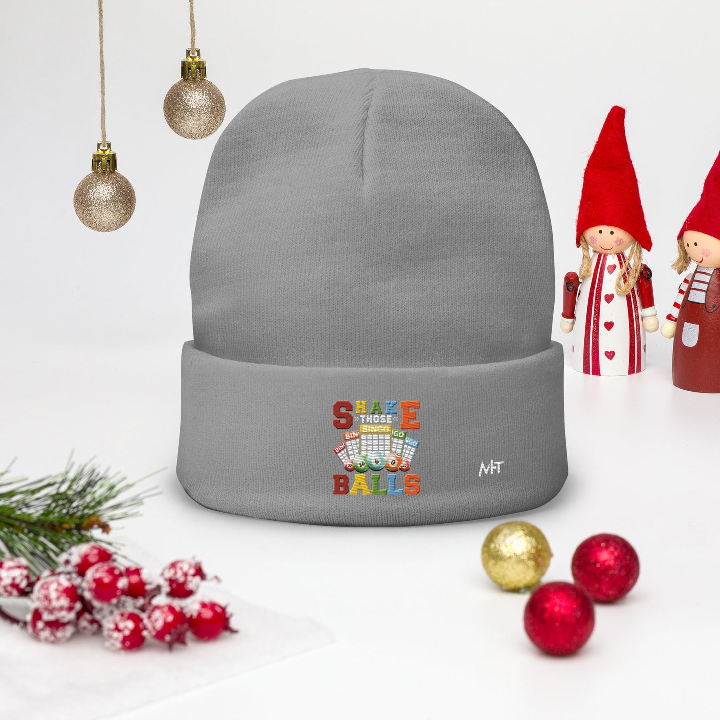 Shake those Bingo Balls - Embroidered Beanie by DarkByteGear