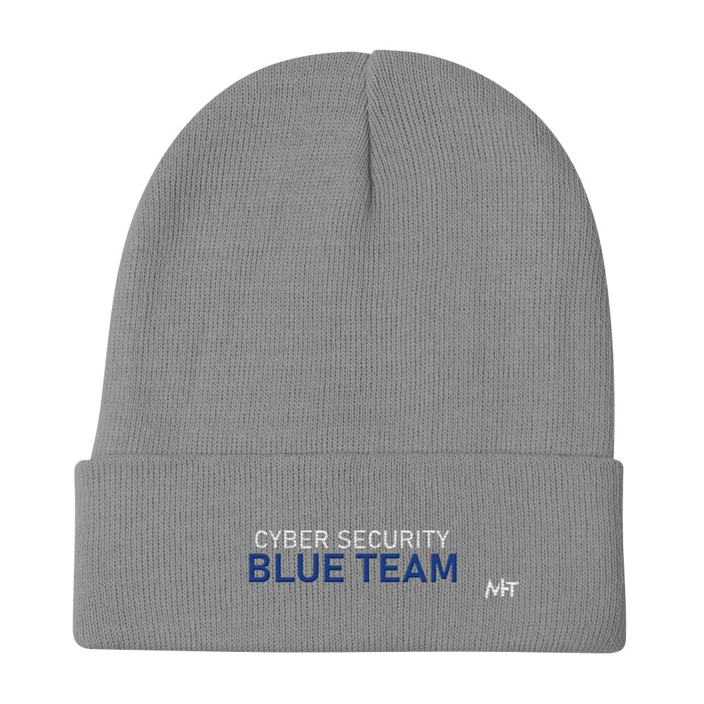 Cyber Security Blue team V4 - Embroidered Beanie by DarkByteGear