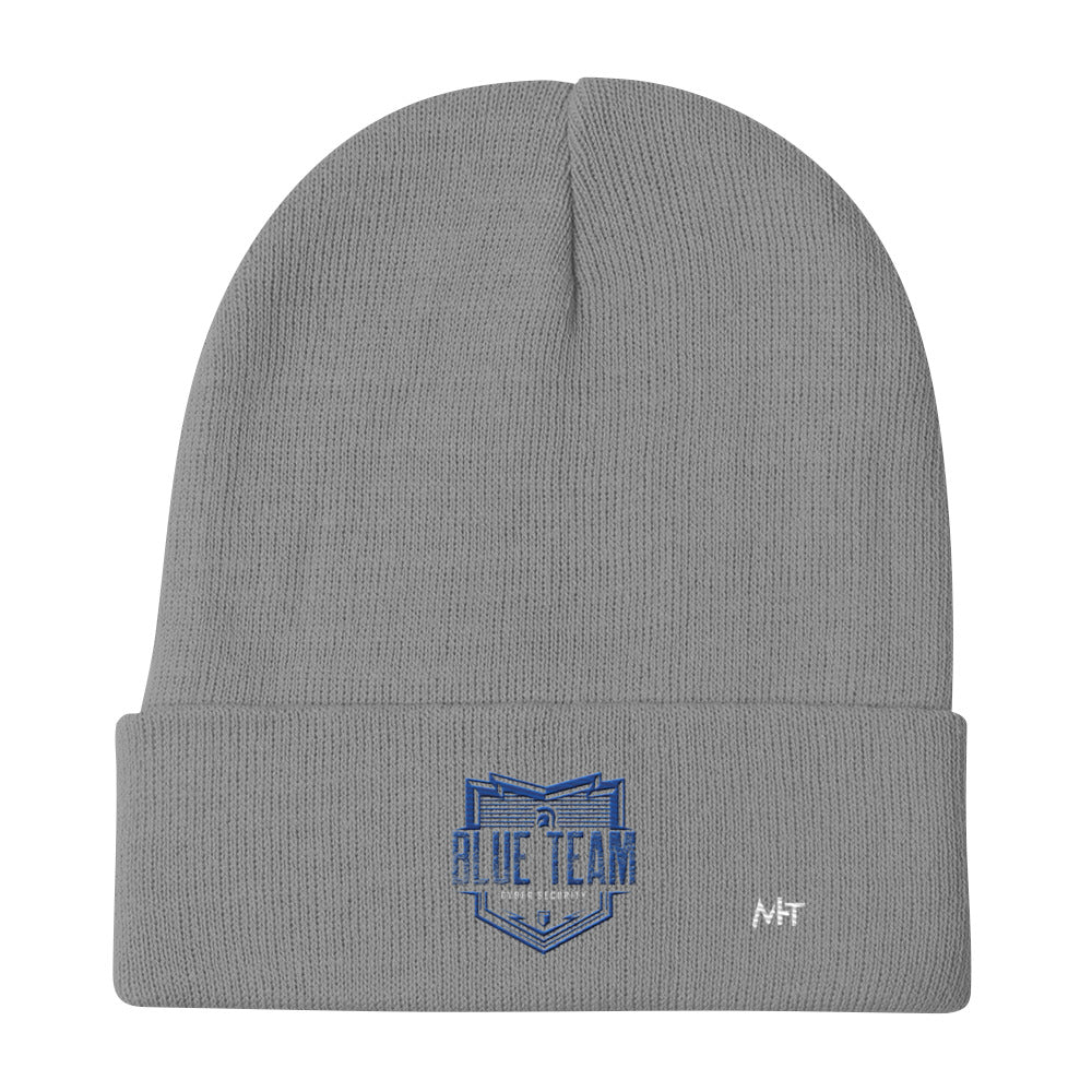 Cyber Security Blue Team V13 - Embroidered Beanie by DarkByteGear