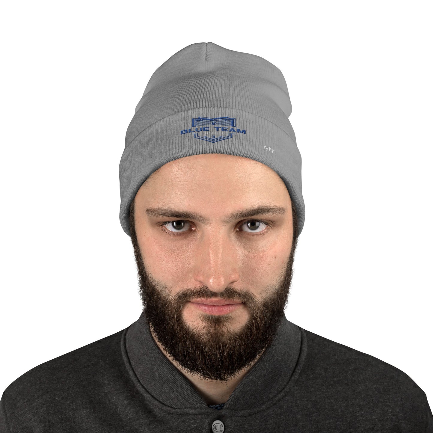 Cyber Security Blue Team V14 - Embroidered Beanie by DarkByteGear