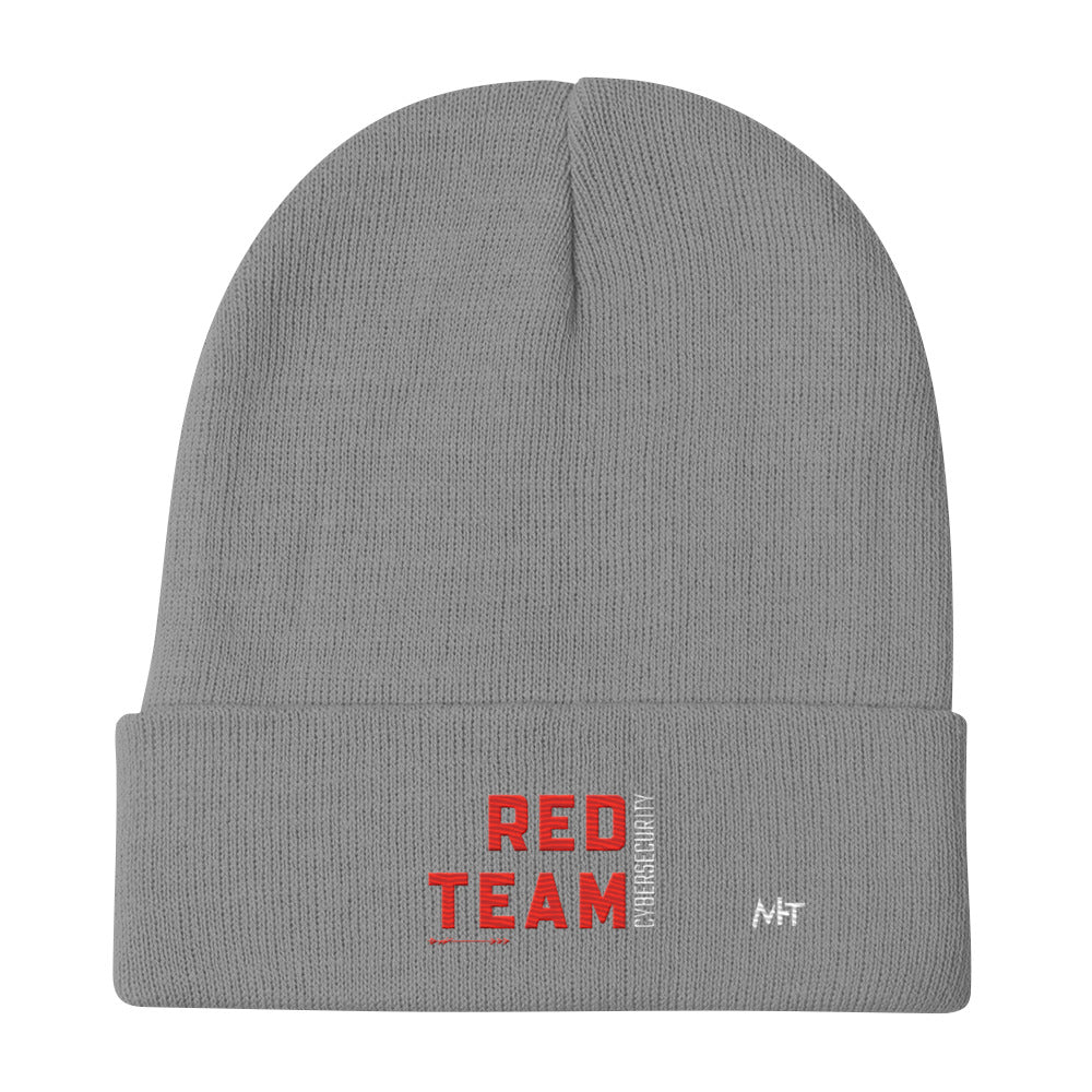 Cyber Security Red Team V7 - Embroidered Beanie by DarkByteGear