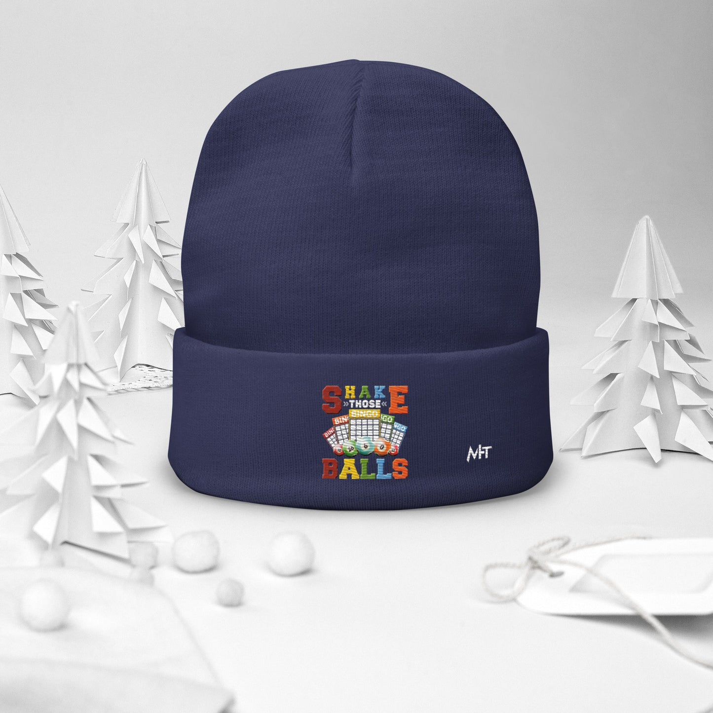 Shake those Bingo Balls - Embroidered Beanie by DarkByteGear