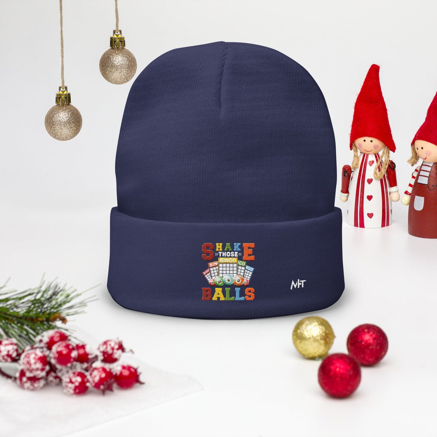 Shake those Bingo Balls - Embroidered Beanie by DarkByteGear