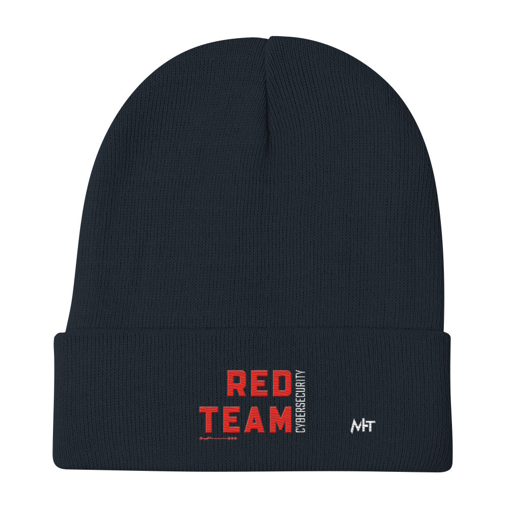 Cyber Security Red Team V7 - Embroidered Beanie by DarkByteGear