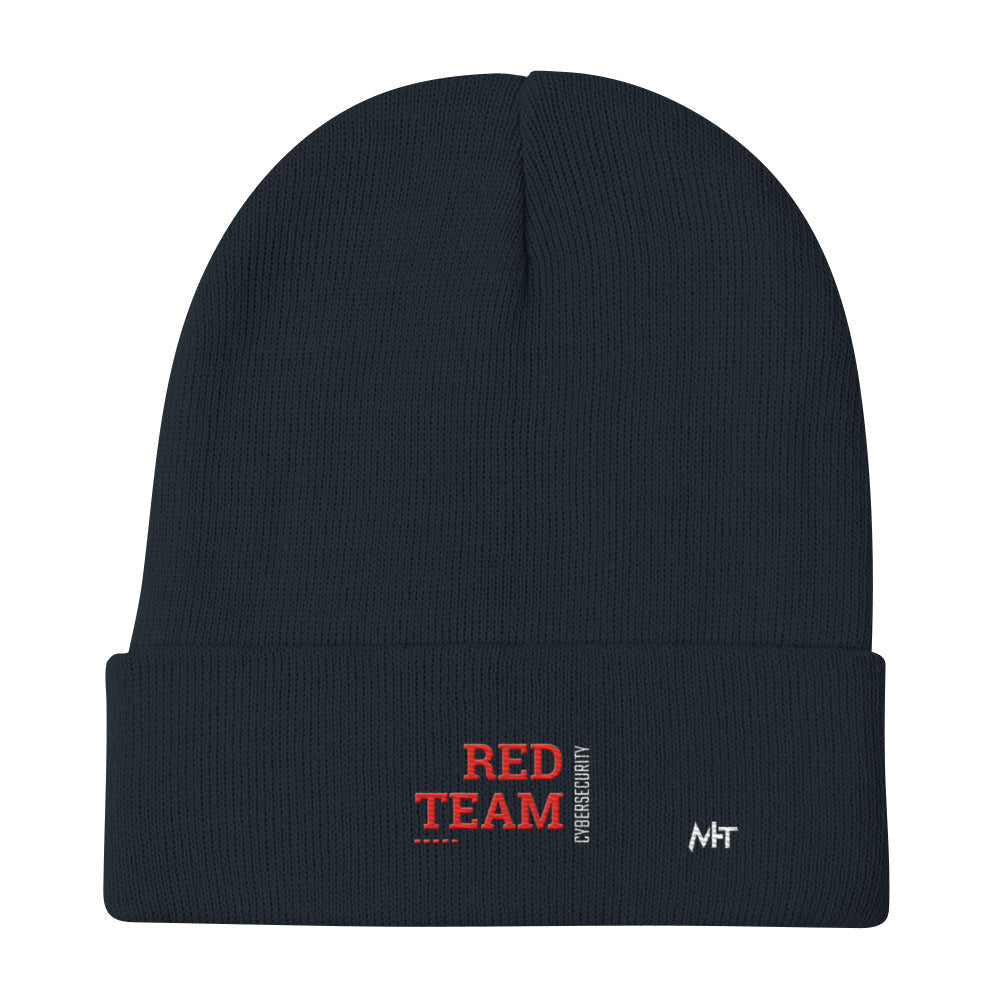 Cyber Security Red Team V12 - Embroidered Beanie by DarkByteGear