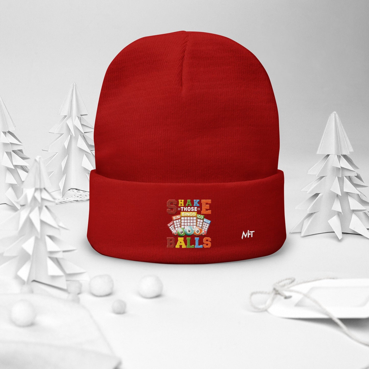 Shake those Bingo Balls - Embroidered Beanie by DarkByteGear