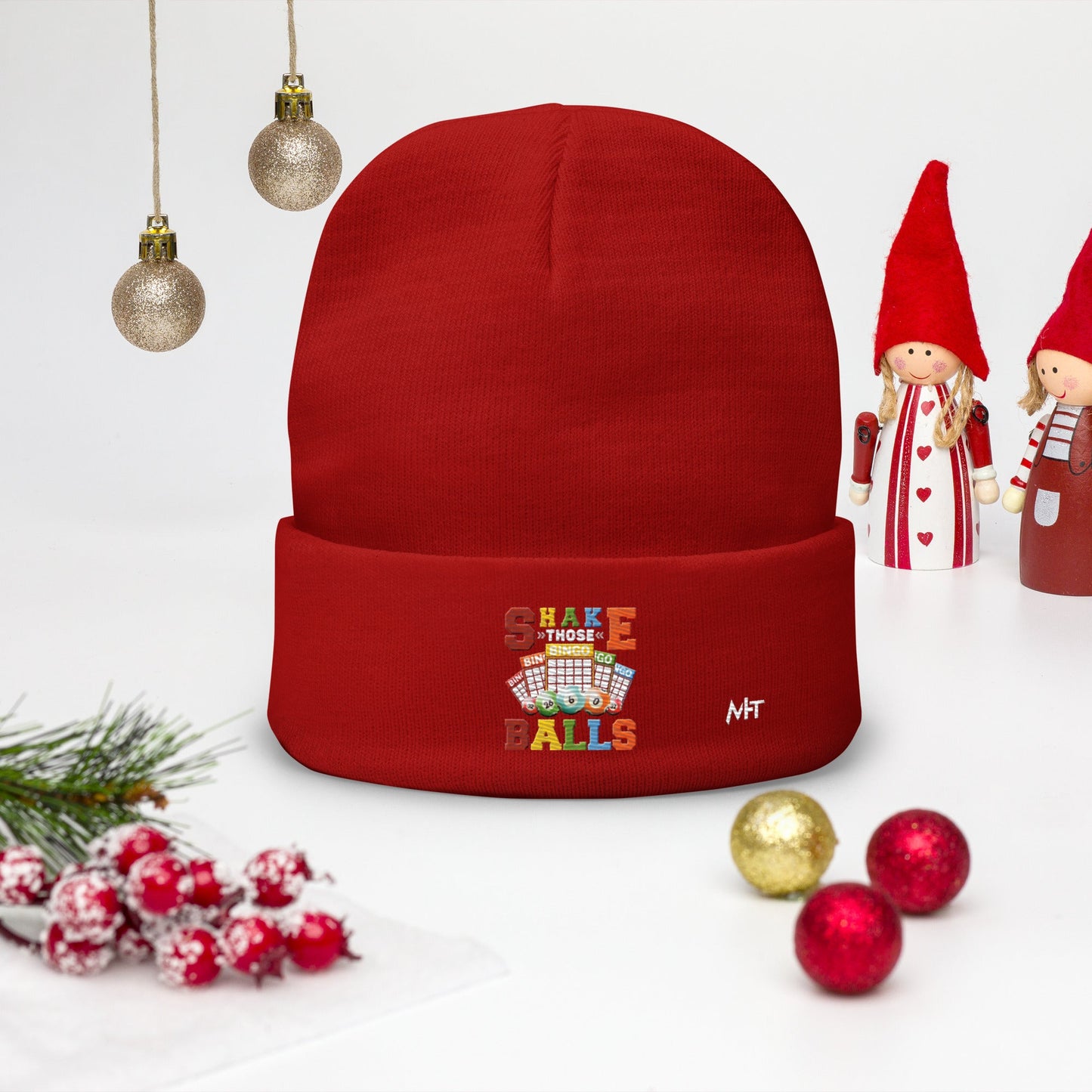 Shake those Bingo Balls - Embroidered Beanie by DarkByteGear