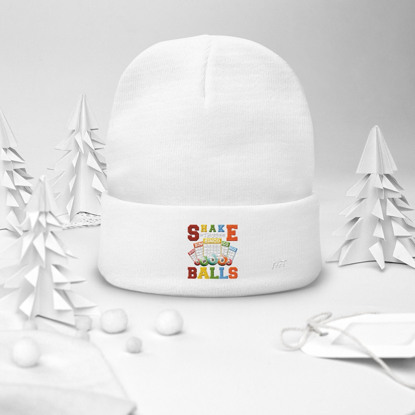 Shake those Bingo Balls - Embroidered Beanie by DarkByteGear