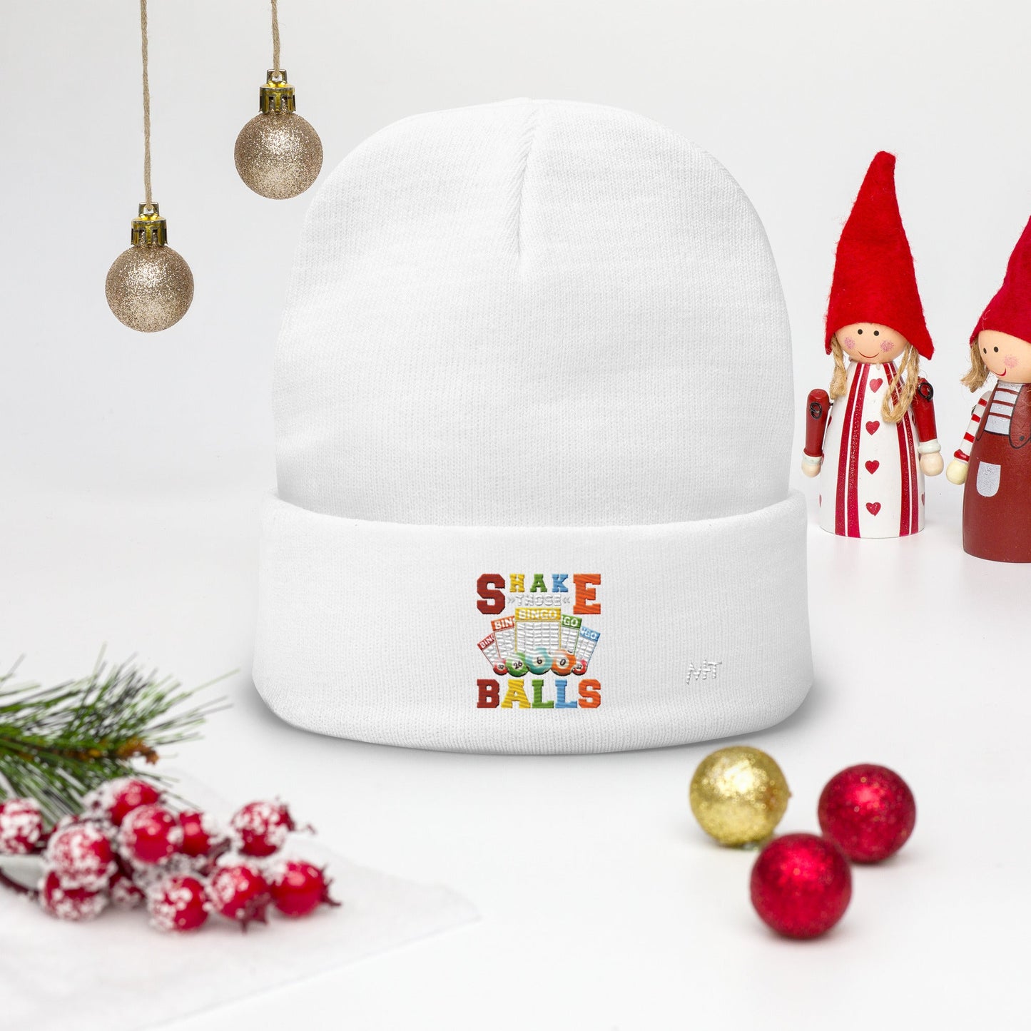 Shake those Bingo Balls - Embroidered Beanie by DarkByteGear