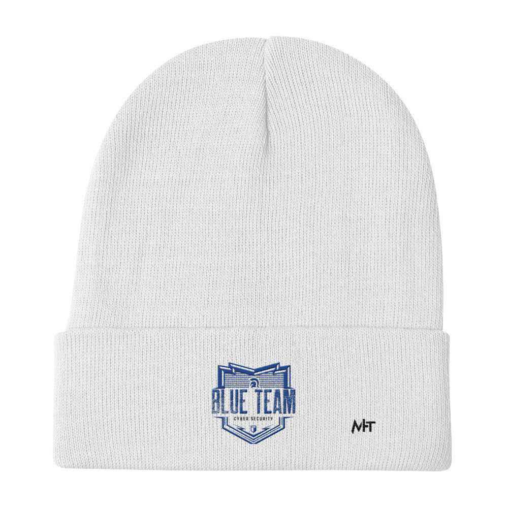 Cyber Security Blue Team V13 - Embroidered Beanie by DarkByteGear