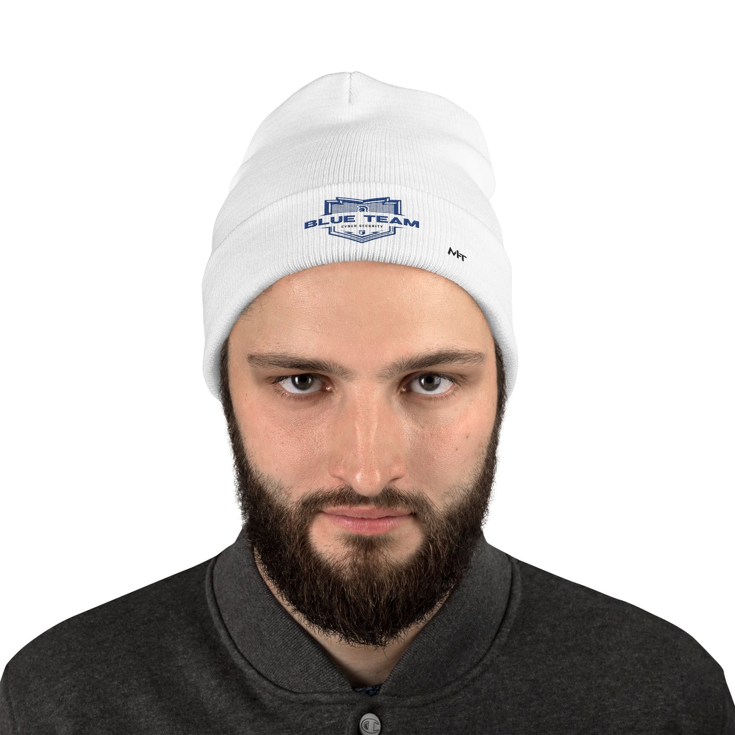 Cyber Security Blue Team V14 - Embroidered Beanie by DarkByteGear