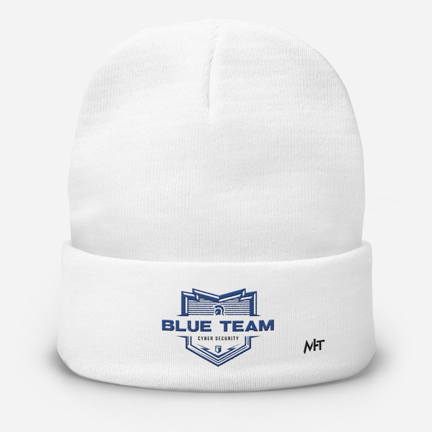 Cyber Security Blue Team V14 - Embroidered Beanie by DarkByteGear