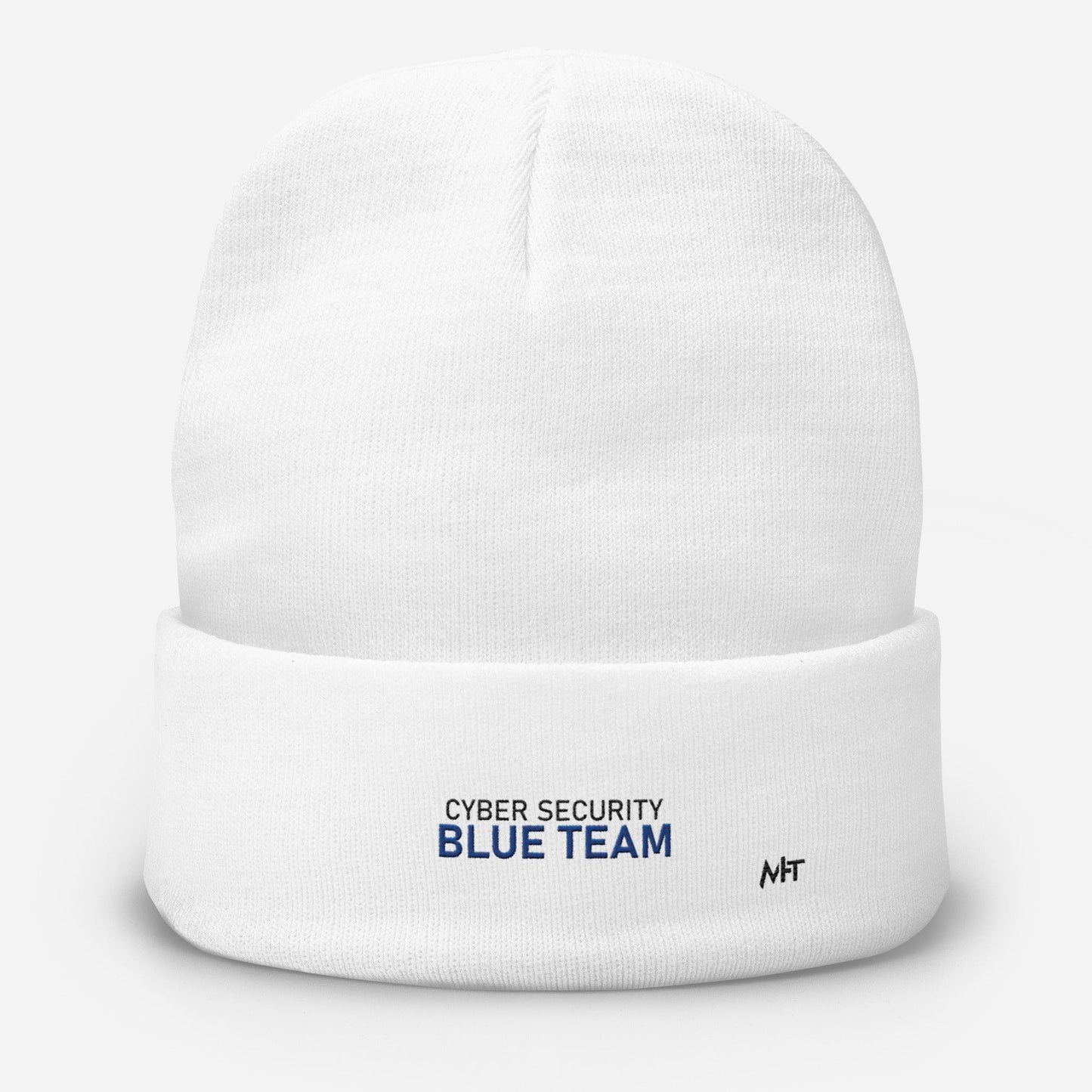 Cyber Security Blue team V4 - Embroidered Beanie by DarkByteGear