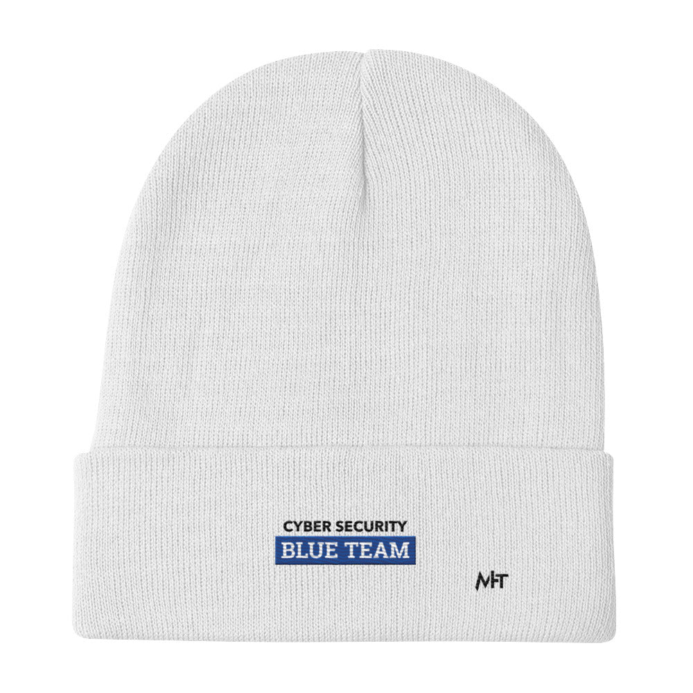 Cyber Security Blue Team V6 - Embroidered Beanie by DarkByteGear