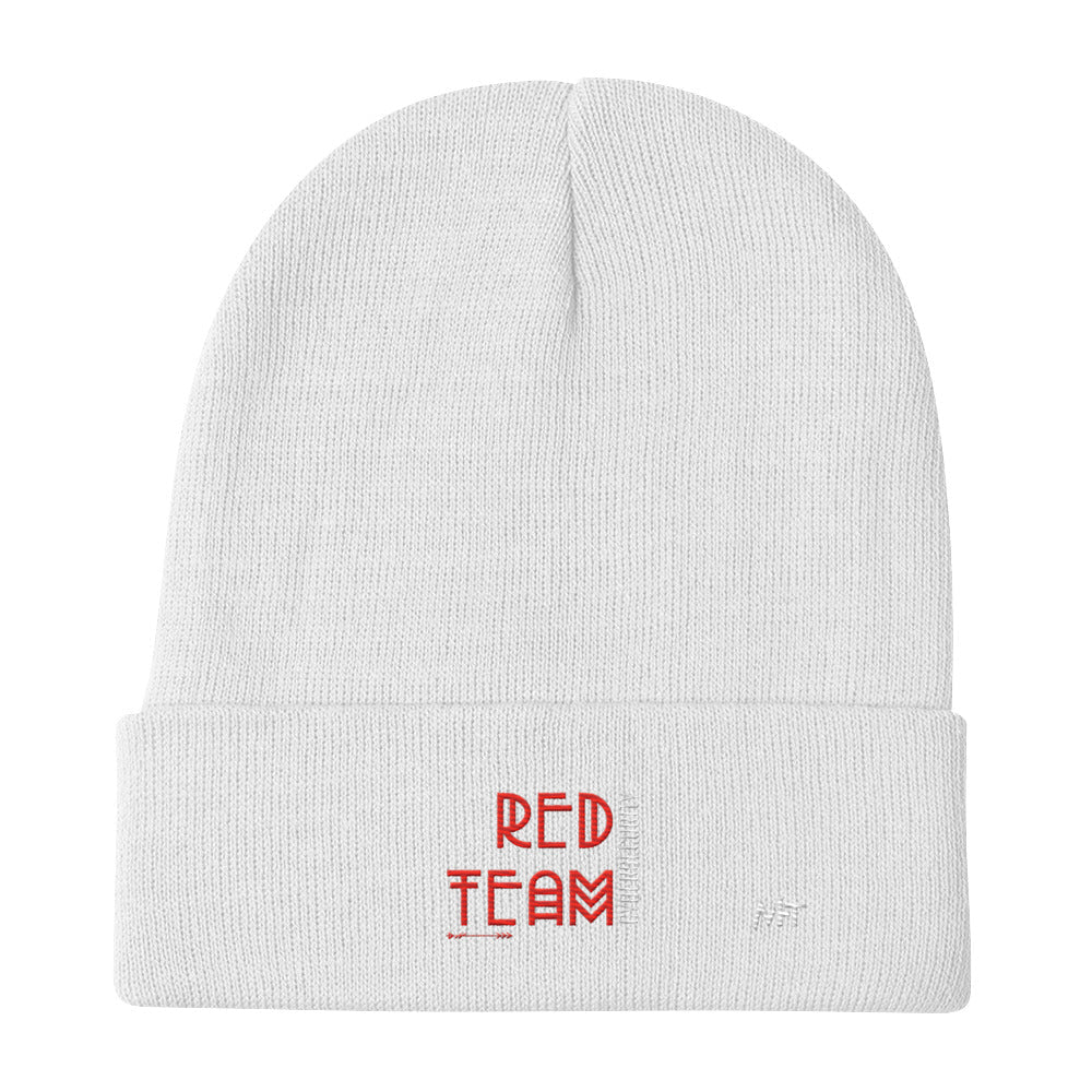 Cyber Security Red Team V5 - Embroidered Beanie by DarkByteGear