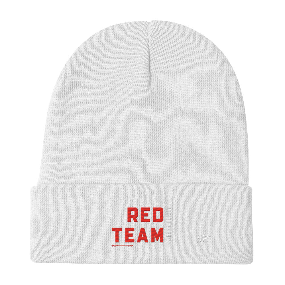 Cyber Security Red Team V7 - Embroidered Beanie by DarkByteGear