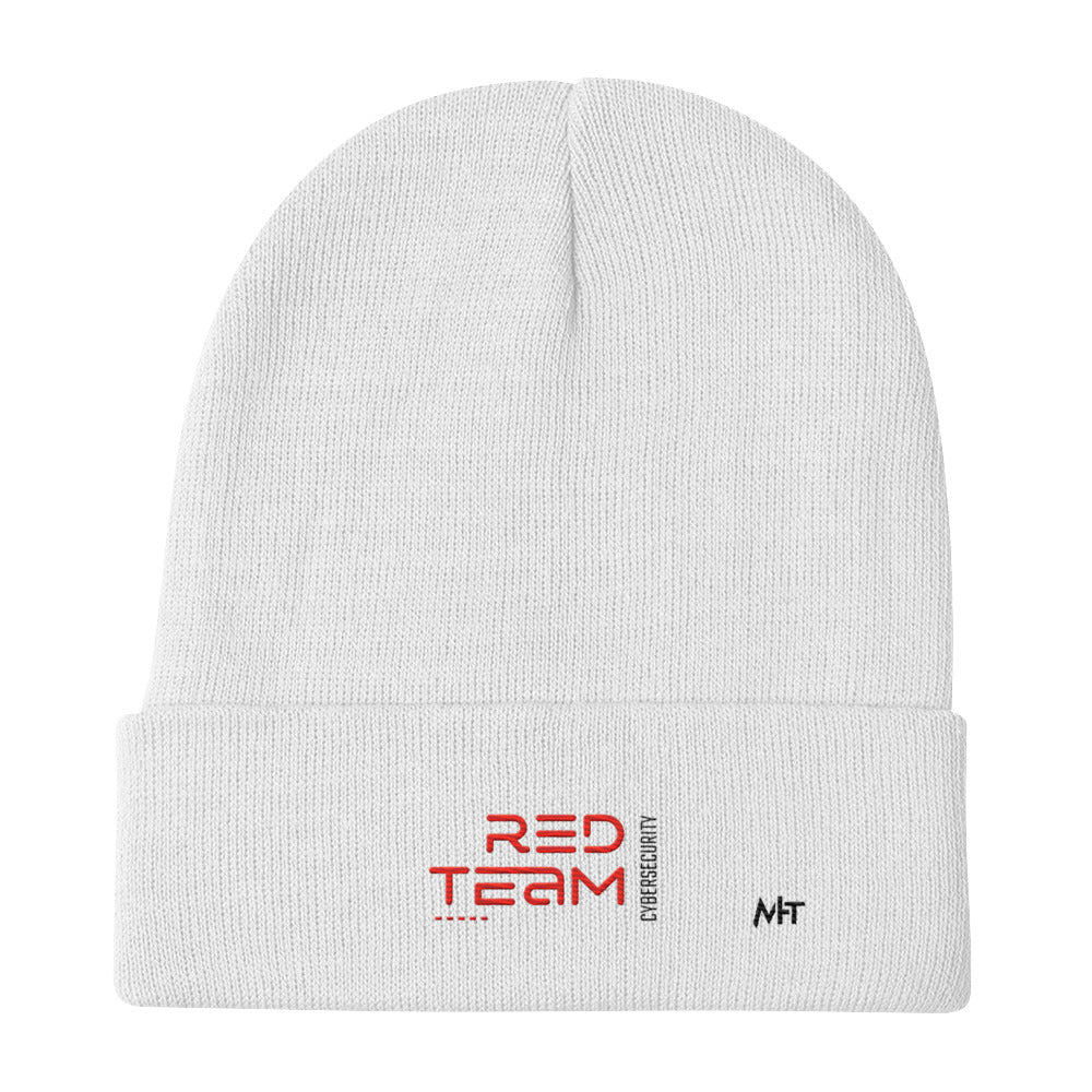 Cyber Security Red Team V11 - Embroidered Beanie by DarkByteGear