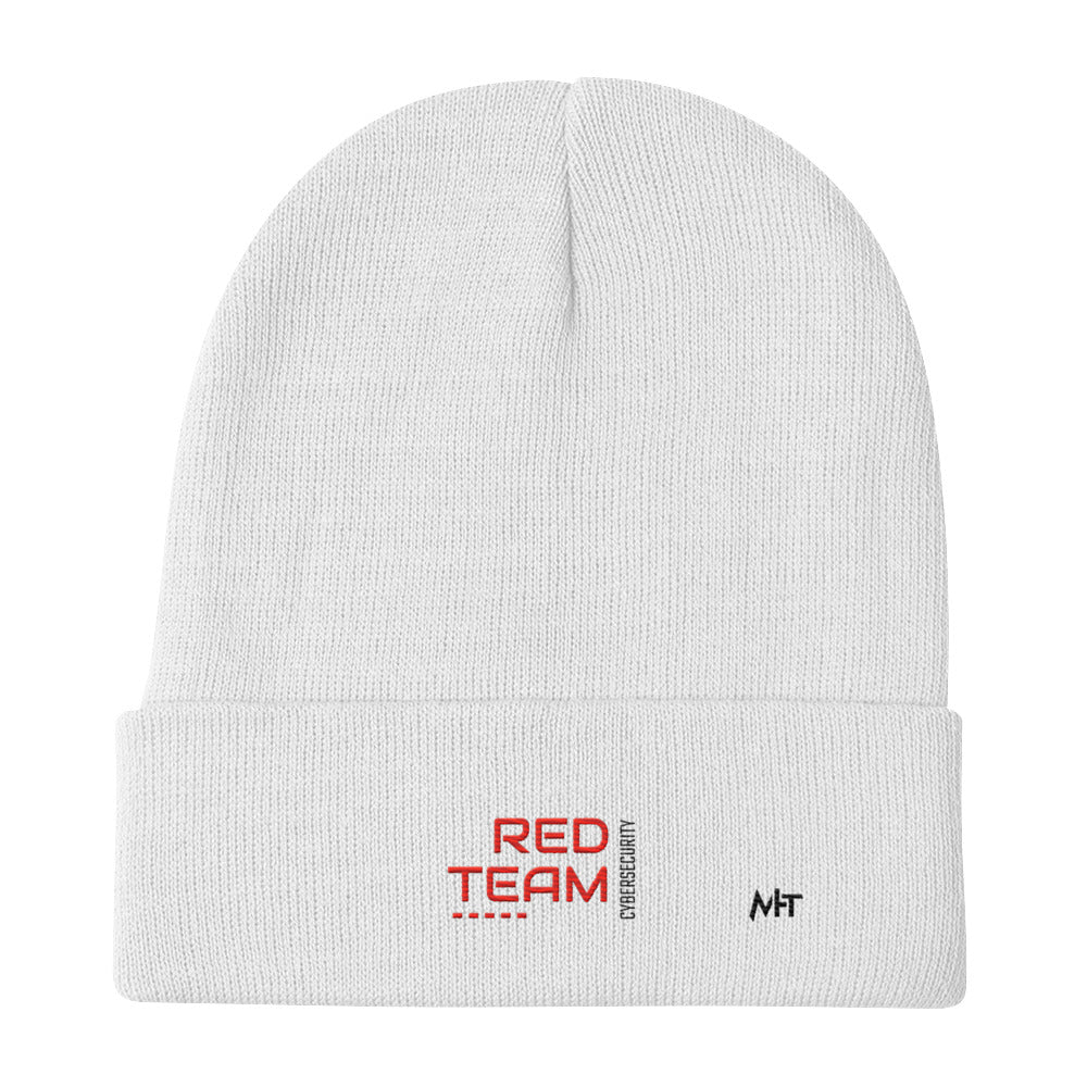 Cyber Security Red Team V14 - Embroidered Beanie by DarkByteGear