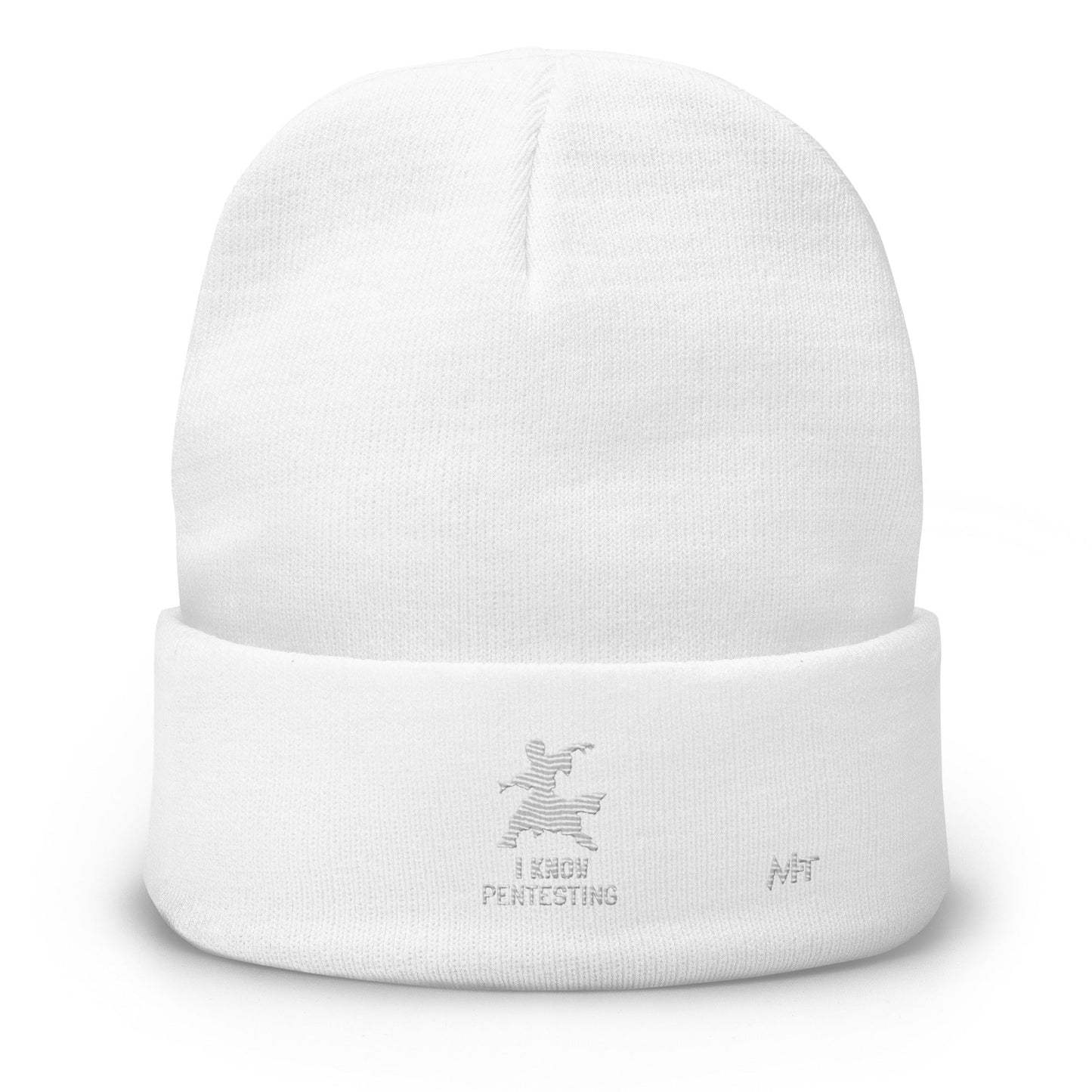 I Know Pentesting - Embroidered Beanie by DarkByteGear