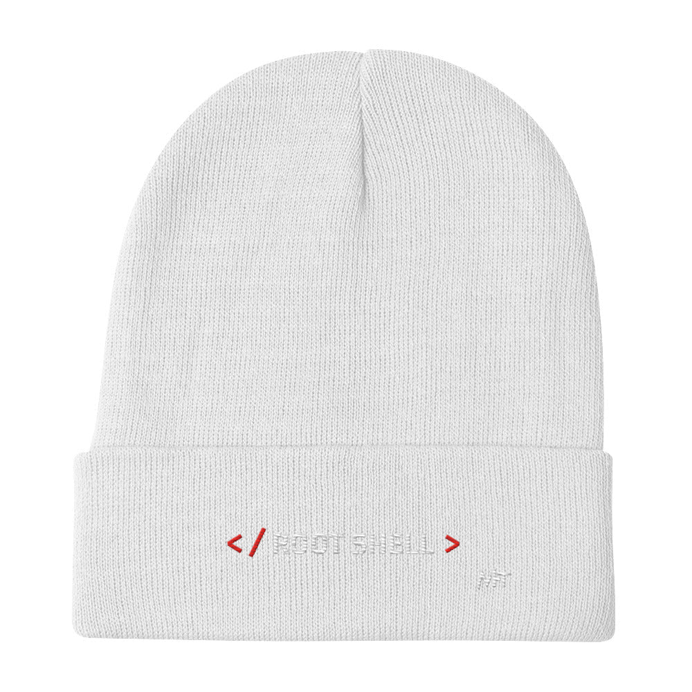 Root Shell - Embroidered Beanie by DarkByteGear