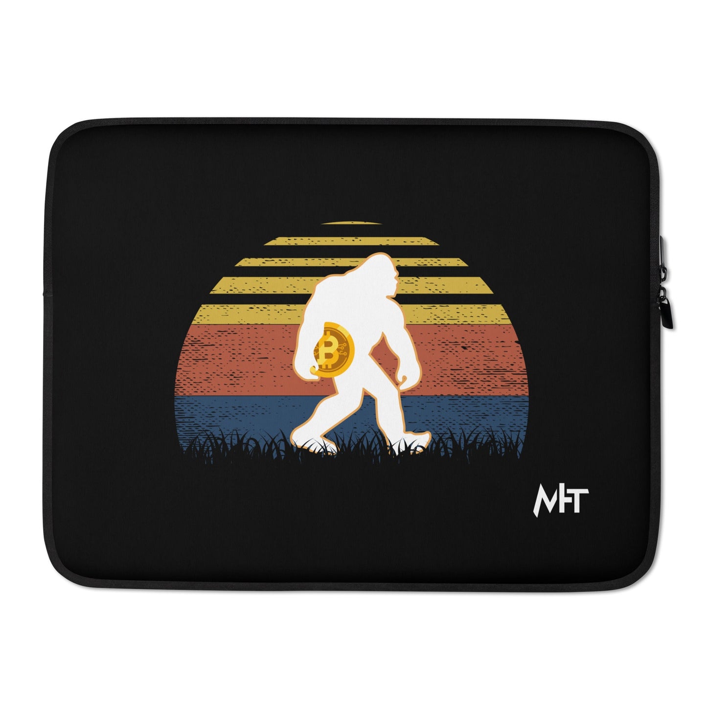 Retro Bitcoin - Laptop Sleeve by DarkByteGear