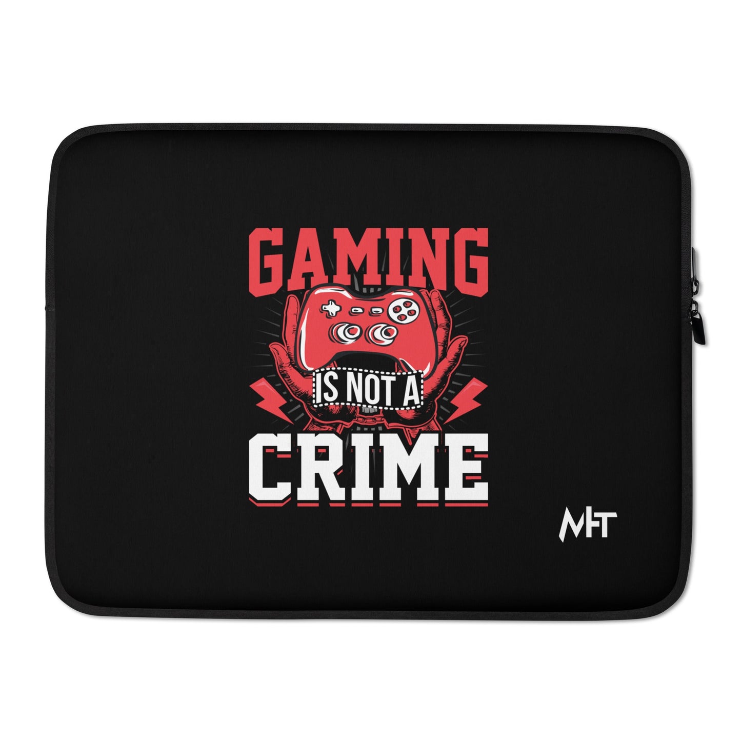 Gaming is not a Crime - Laptop Sleeve by DarkByteGear
