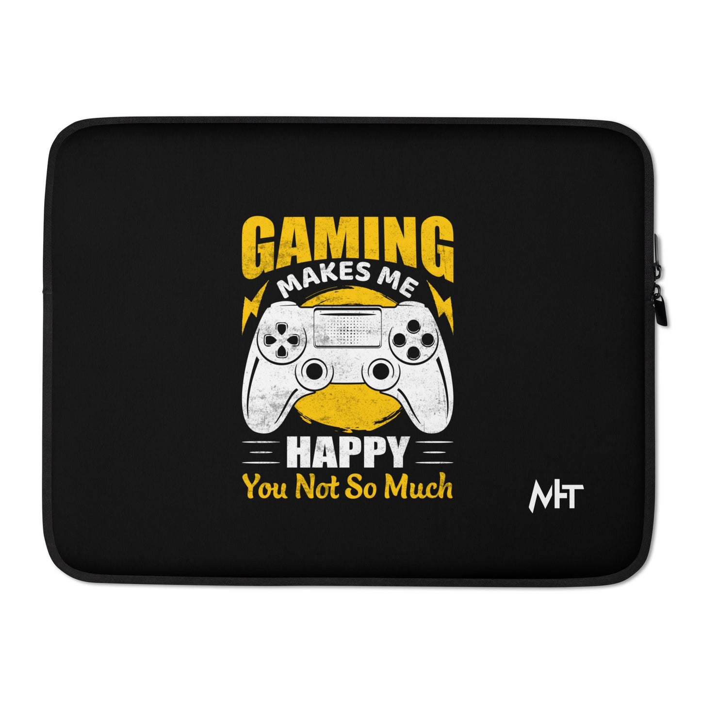 Gaming Makes me Happy (MAHFUZ) - Laptop Sleeve by DarkByteGear