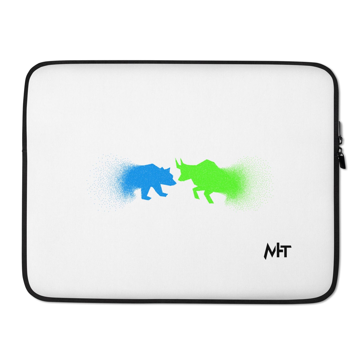 Bearish And Bullish (DB) in Light color - Laptop Sleeve by DarkByteGear