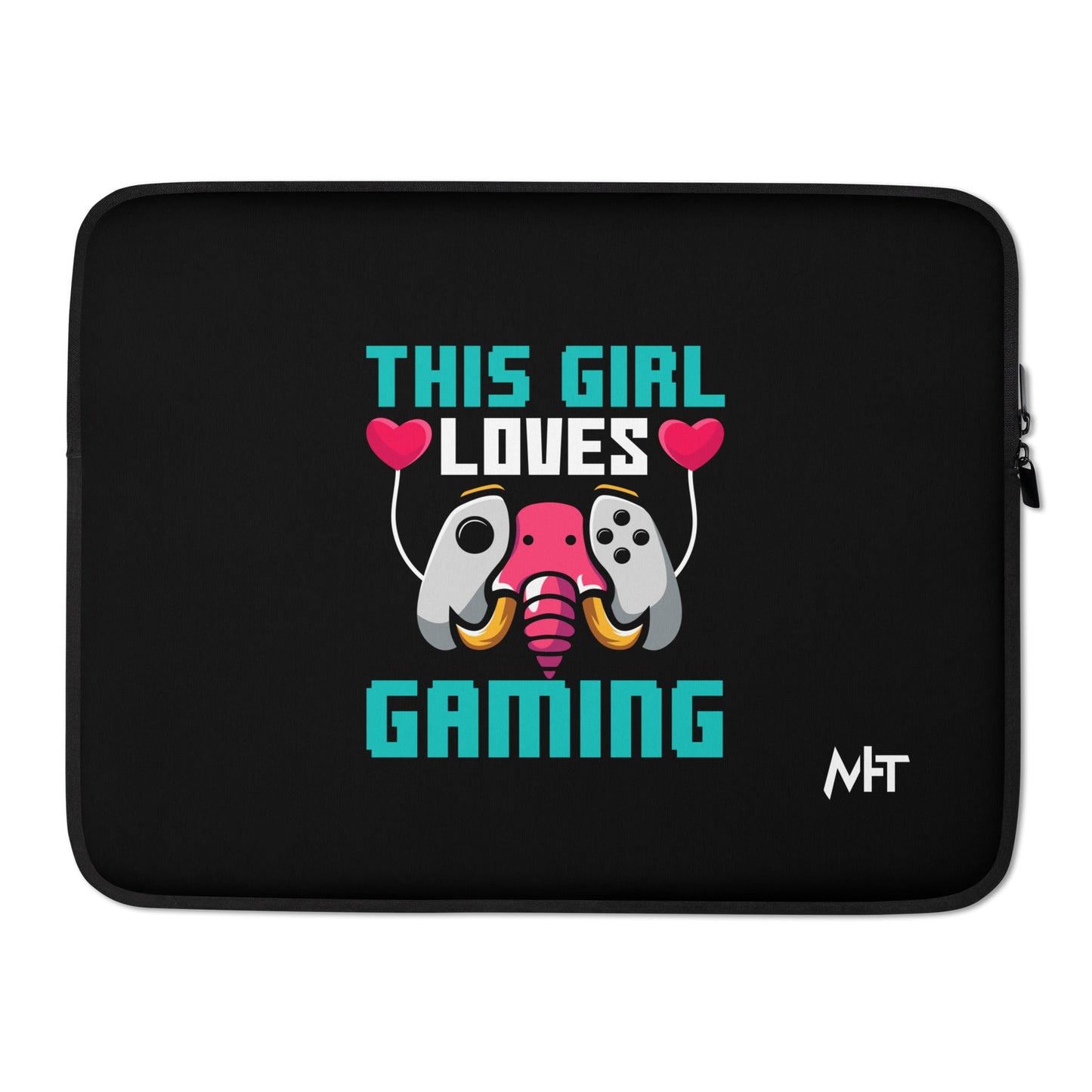This girl Loves video games ( RiMa ) - Laptop Sleeve by DarkByteGear